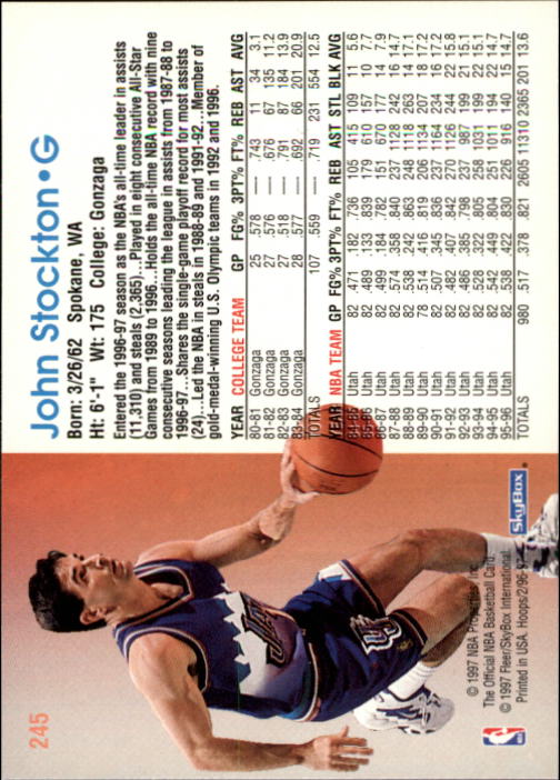 John Stockton cards (1989-2021) Jazz - You Choose - Bild 79 von 284