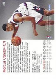 1996-97 Hoops #282 Marcus Camby RC back image
