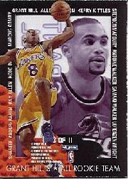 1996-97 Hoops Grant's All-Rookies #3 Kobe Bryant - NM-MT