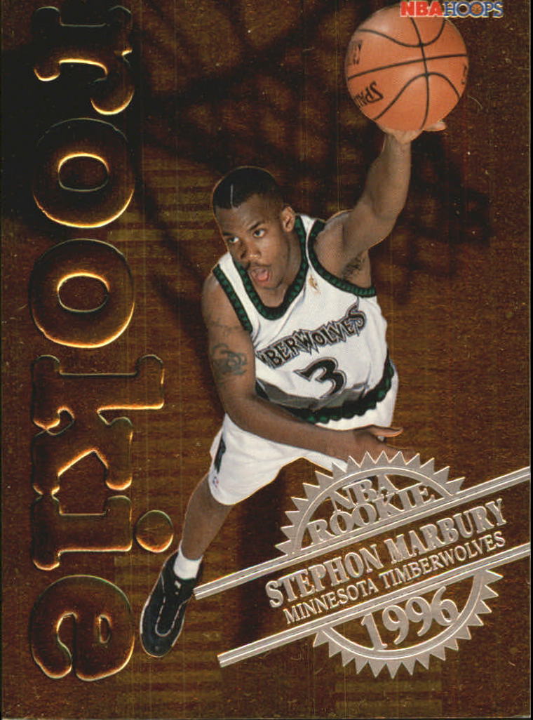 1996-97 Hoops Rookies #17 Stephon Marbury