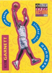 1996-97 Collector's Choice Stick Ums 1 #S16 Kevin Garnett