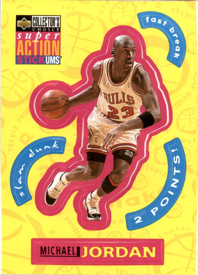 1996-97 Collector's Choice Stick Ums 2 #S30 Michael Jordan - MINT