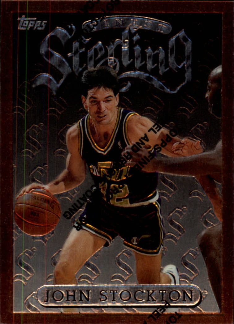 1996-97 Finest #90 John Stockton B