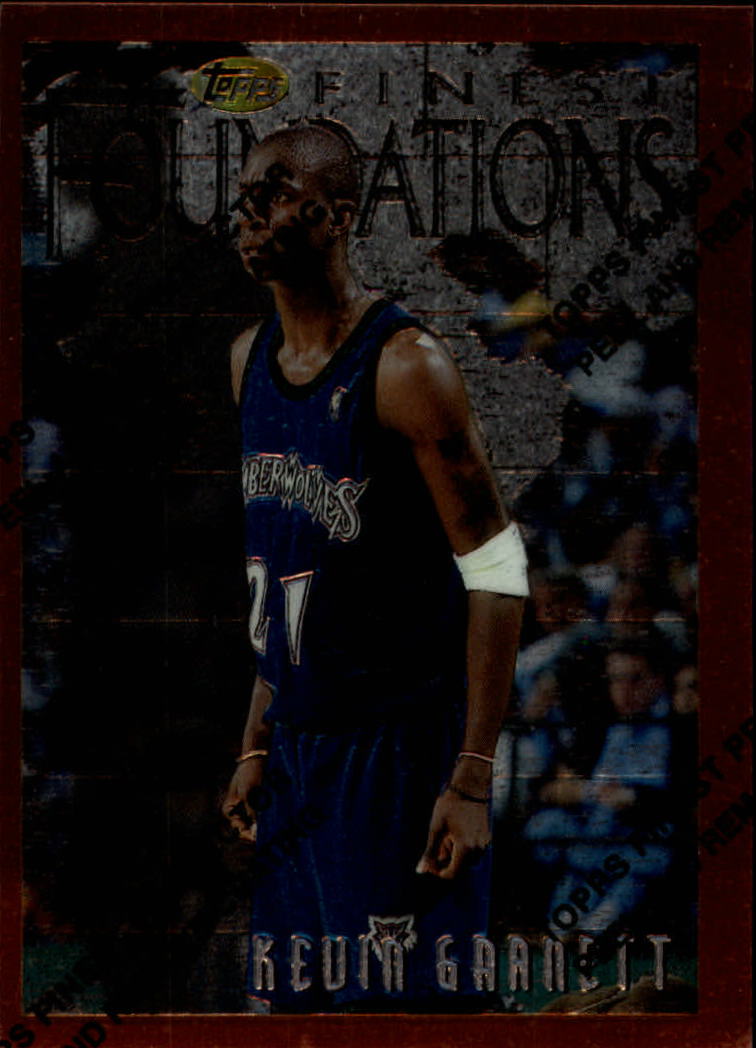 1996-97 Finest #205 Kevin Garnett B