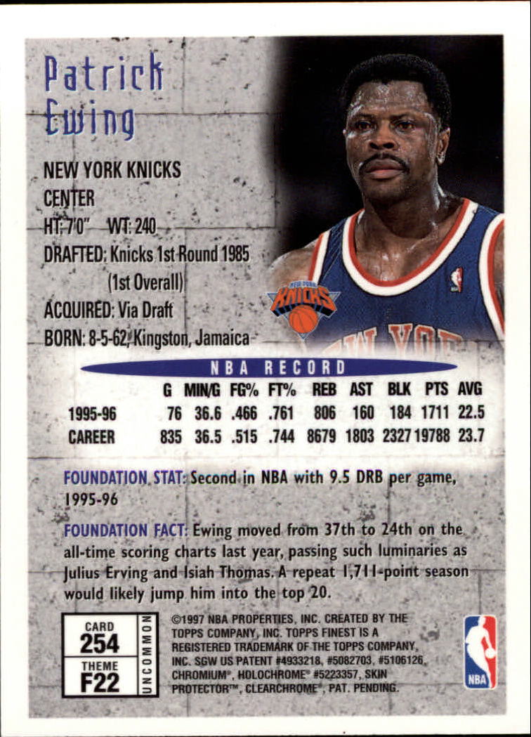 1996-97 FINEST BASKETBALL ASSORTED SINGLES U-PICK 250-289 - Picture 11 of 49
