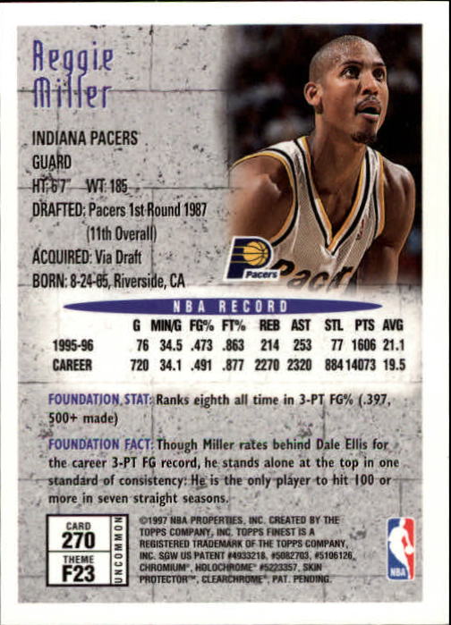 1996-97 FINEST BASKETBALL ASSORTED SINGLES U-PICK 250-289 - Picture 37 of 49