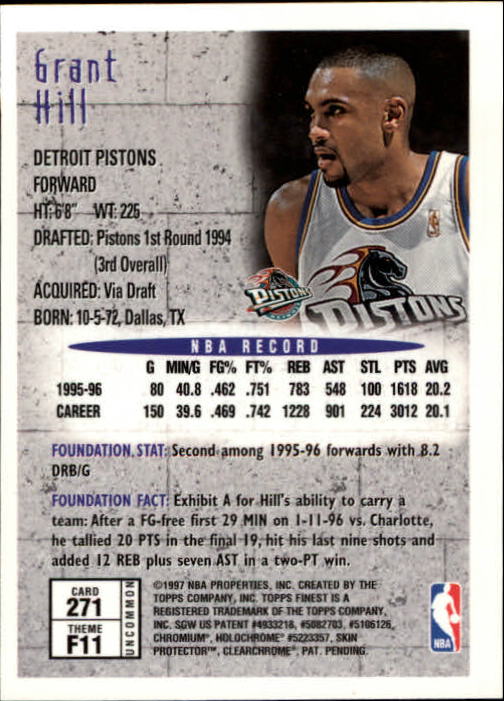 1996-97 FINEST BASKETBALL ASSORTED SINGLES U-PICK 250-289 - Picture 39 of 49