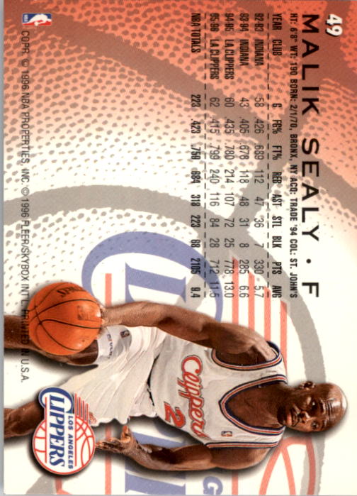 B1352- 1996-97 Fleer Basketball #s 1-300 +Inserts -You Pick- 15+ FREE US SHIP - Picture 91 of 433