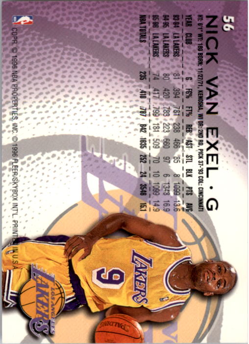 B1352- 1996-97 Fleer Basketball #s 1-300 +Inserts -You Pick- 15+ FREE US SHIP - Picture 105 of 433
