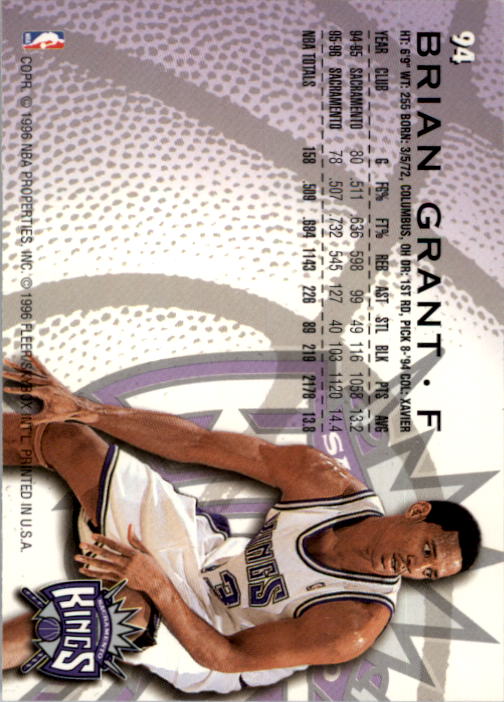 B1352- 1996-97 Fleer Basketball #s 1-300 +Inserts -You Pick- 15+ FREE US SHIP - Picture 177 of 433