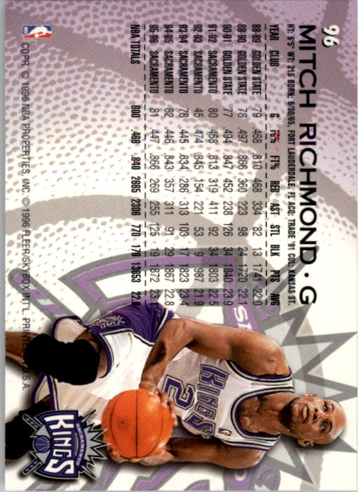 B1352- 1996-97 Fleer Basketball #s 1-300 +Inserts -You Pick- 15+ FREE US SHIP - Picture 181 of 433