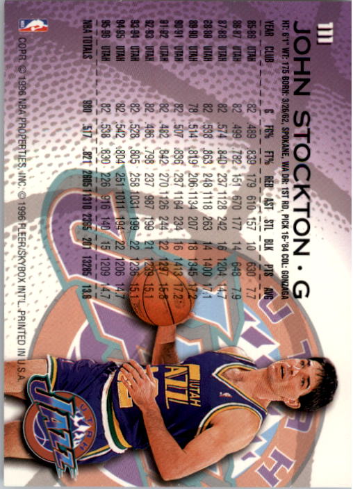 John Stockton cards (1989-2021) Jazz - You Choose - Bild 71 von 284