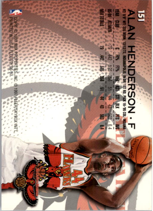 B1352- 1996-97 Fleer Basketball #s 1-300 +Inserts -You Pick- 15+ FREE US SHIP - Picture 281 of 433