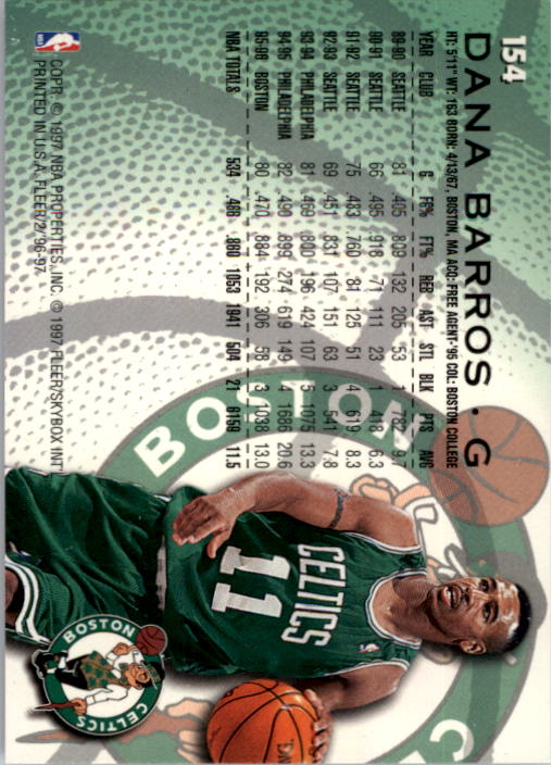 B1352- 1996-97 Fleer Basketball #s 1-300 +Inserts -You Pick- 15+ FREE US SHIP - Picture 283 of 433