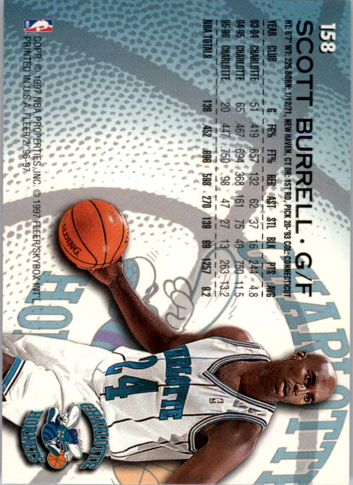 B1352- 1996-97 Fleer Basketball #s 1-300 +Inserts -You Pick- 15+ FREE US SHIP - Picture 287 of 433