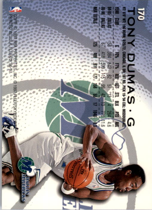 B1352- 1996-97 Fleer Basketball #s 1-300 +Inserts -You Pick- 15+ FREE US SHIP - Picture 299 of 433