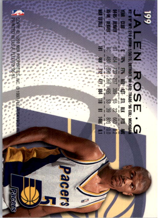 B1352- 1996-97 Fleer Basketball #s 1-300 +Inserts -You Pick- 15+ FREE US SHIP - Picture 325 of 433