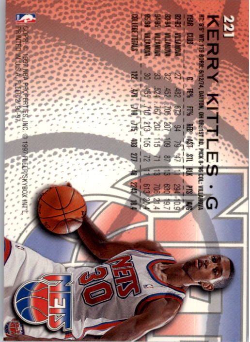B1352- 1996-97 Fleer Basketball #s 1-300 +Inserts -You Pick- 15+ FREE US SHIP - Picture 339 of 433