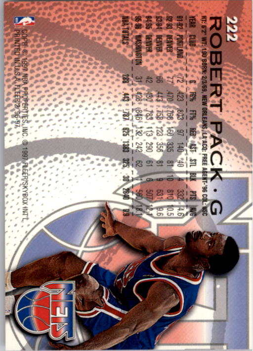 B1352- 1996-97 Fleer Basketball #s 1-300 +Inserts -You Pick- 15+ FREE US SHIP - Picture 341 of 433