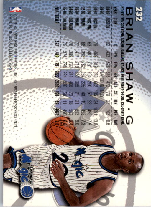 B1352- 1996-97 Fleer Basketball #s 1-300 +Inserts -You Pick- 15+ FREE US SHIP - Picture 351 of 433