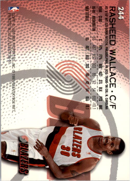 B1352- 1996-97 Fleer Basketball #s 1-300 +Inserts -You Pick- 15+ FREE US SHIP - Picture 361 of 433