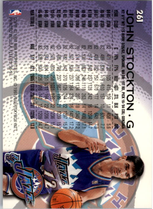 John Stockton cards (1989-2021) Jazz - You Choose - Bild 73 von 284