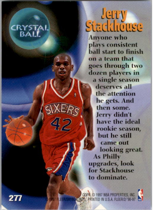 B1352- 1996-97 Fleer Basketball #s 1-300 +Inserts -You Pick- 15+ FREE US SHIP - Picture 393 of 433