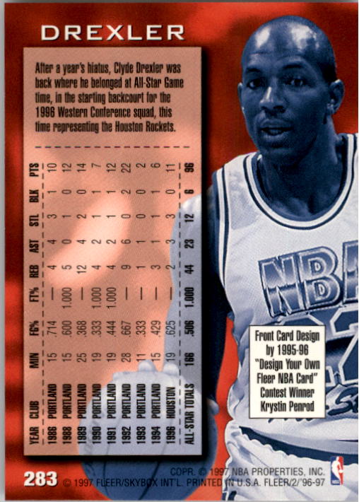 Clyde Drexler cards (1989-2022) Blazers Rockets - You Choose - Picture 89 of 162