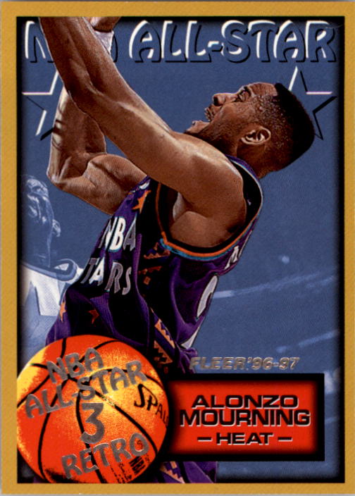 1996-97 Fleer #292 Alonzo Mourning AS