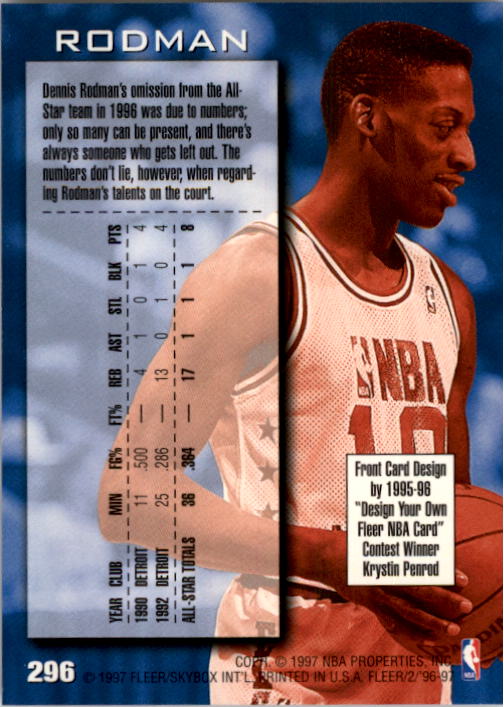 B1352- 1996-97 Fleer Basketball #s 1-300 +Inserts -You Pick- 15+ FREE US SHIP - Picture 427 of 433