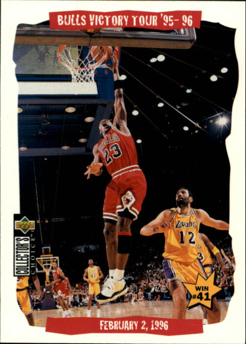 1996-97 Collector's Choice #25 Michael Jordan/Vlade Divac VT