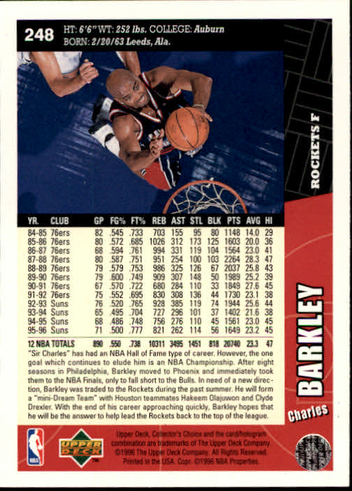 Charles Barkley cards (1989-2022) 76ers Rockets Suns - You Choose - Bild 110 von 210