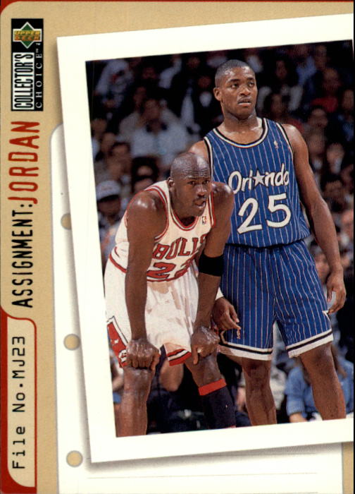 1996-97 Collector's Choice #362 Nick Anderson/Michael Jordan AJ