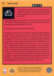 1996-97 Collector's Choice Crash the Game Scoring 1 #C16 Kevin Garnett 11/18 L back image