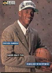 1996-97 Collector's Choice Draft Trade #DR4 Stephon Marbury