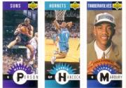 1996-97 Collector's Choice Mini-Cards #M140 Stephon Marbury/Darrin Hancock/Wesley Person