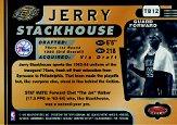 1996-97 Bowman's Best #TB12 Jerry Stackhouse RET back image
