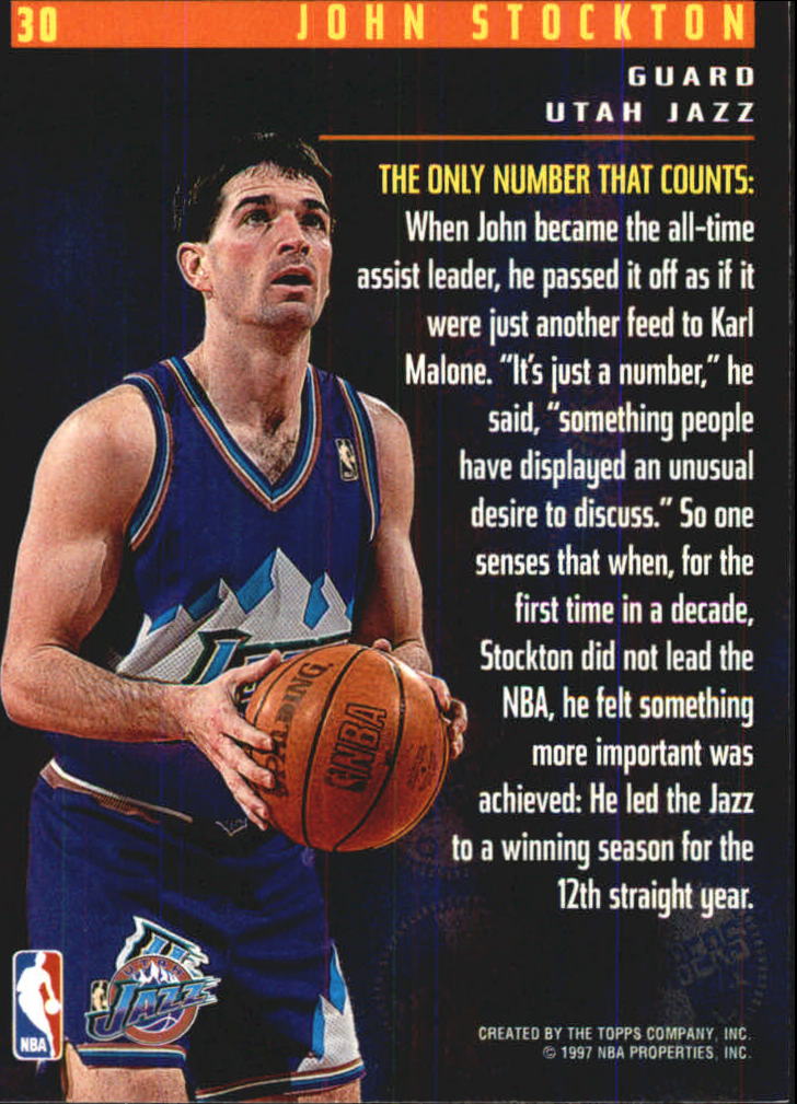 John Stockton cards (1989-2021) Jazz - You Choose - Bild 89 von 284