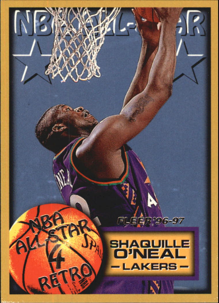 1996-97 Fleer European #319 Shaquille O'Neal AS - NM-MT