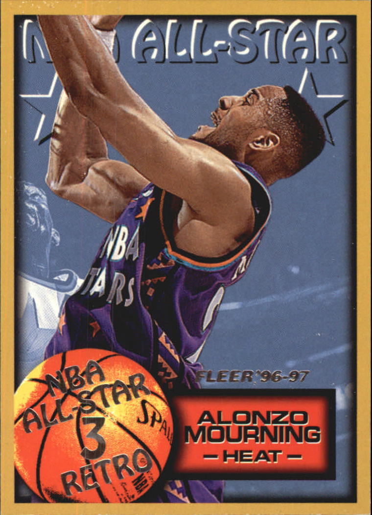 1996-97 Fleer European #322 Alonzo Mourning AS