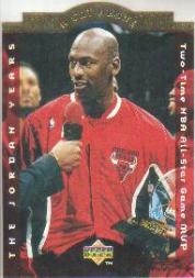 1996-97 Collector's Choice Jordan A Cut Above Jumbos #CA6 Michael Jordan/2-Time All-Star Game MVP