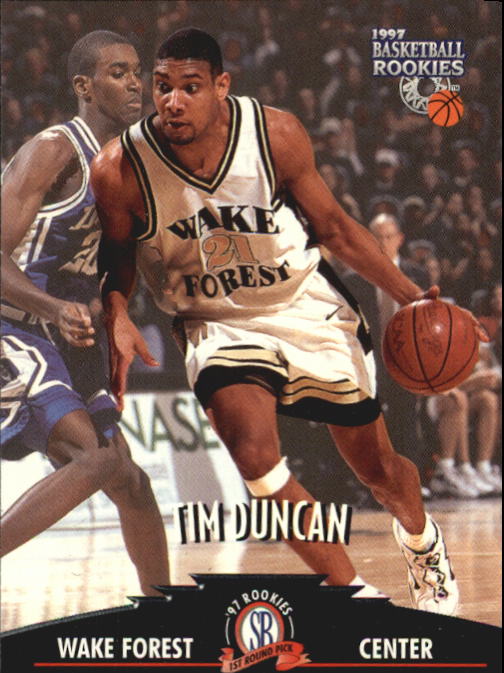 1997 Score Board Rookies #1 Tim Duncan