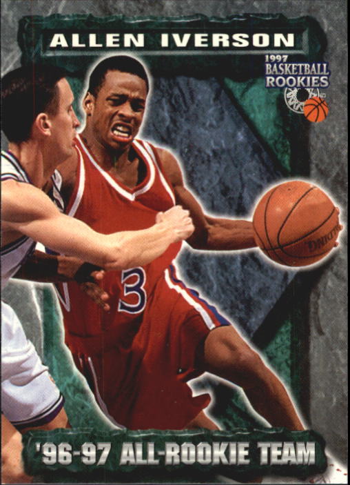 1997 Score Board Rookies #73 Allen Iverson ART