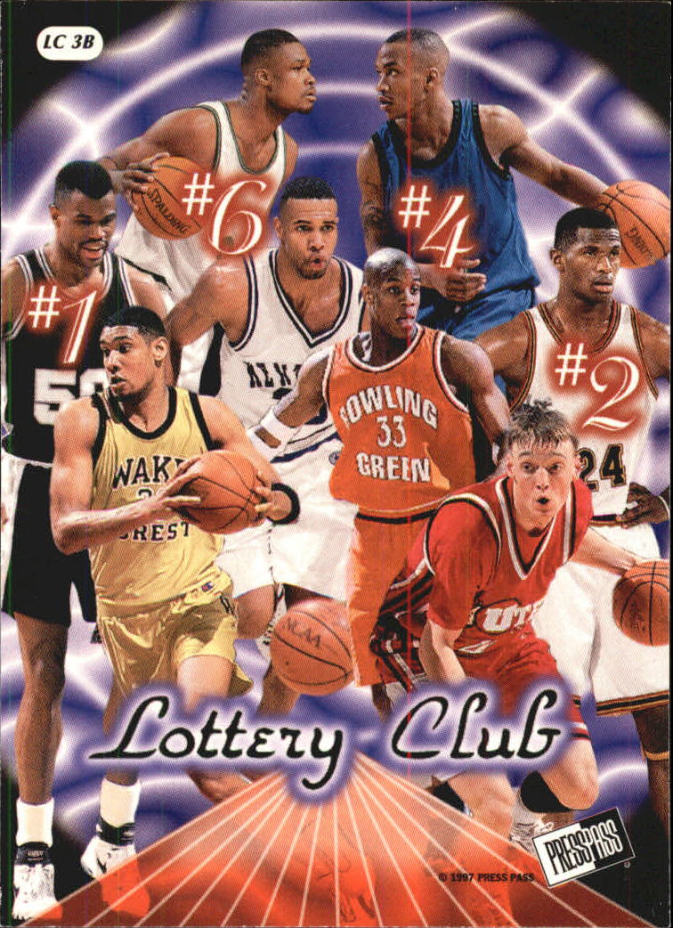 1997 Press Pass Double Threat Lotto #LC3B Stephon Marbury back image