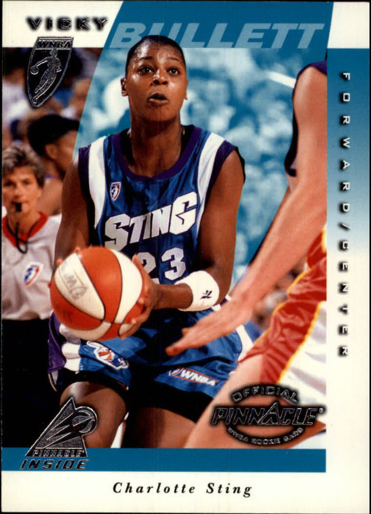 1997 Pinnacle Inside WNBA #7 Vicky Bullett RC