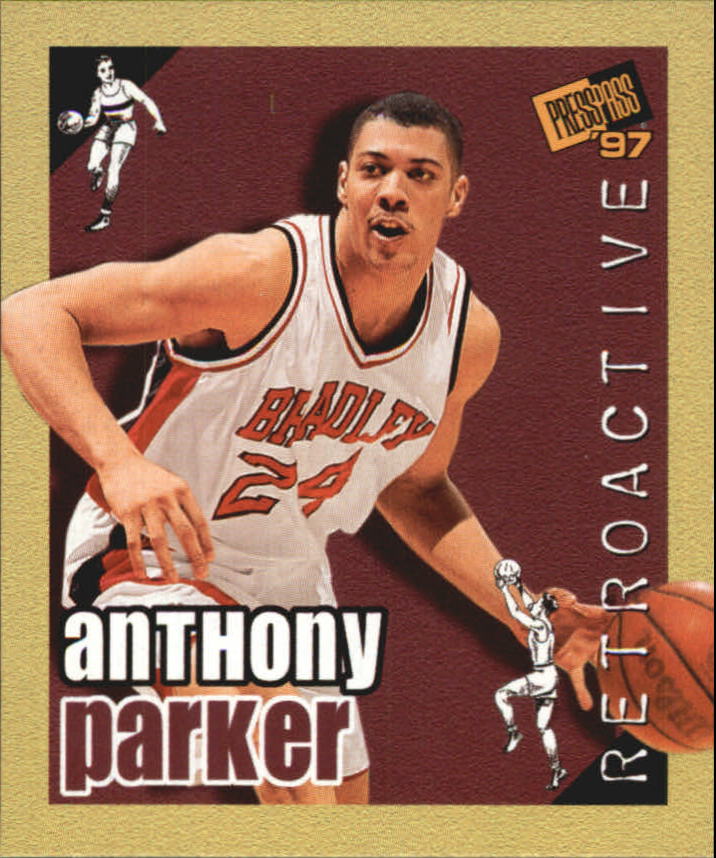 1997 Press Pass Double Threat Retroactive #RA21 Anthony Parker