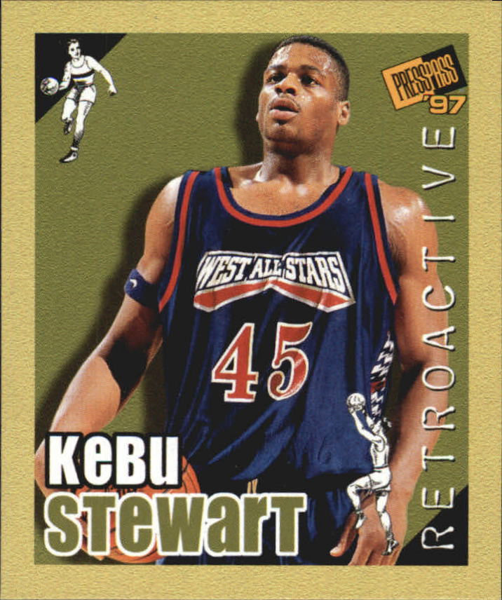 1997 Press Pass Double Threat Retroactive #RA31 Kebu Stewart