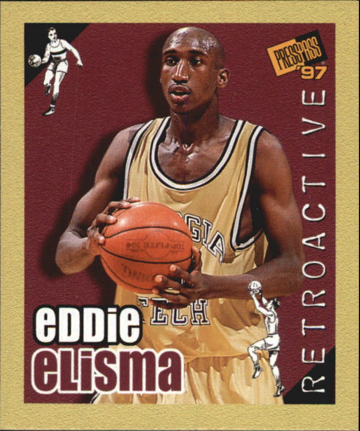 1997 Press Pass Double Threat Retroactive #RA33 Eddie Elisma