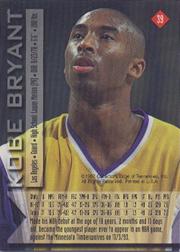 1997 Collector's Edge #39 Kobe Bryant back image
