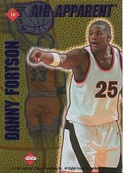 1997 Collector's Edge Air Apparent #10 Danny Fortson/Scottie Pippen back image